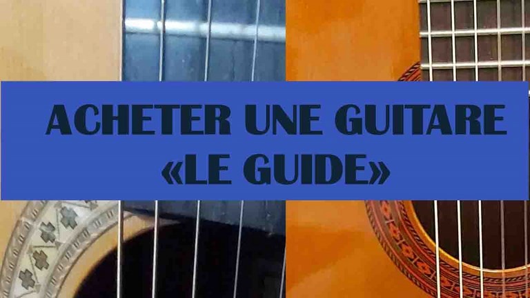 guide pour acheter une guitare